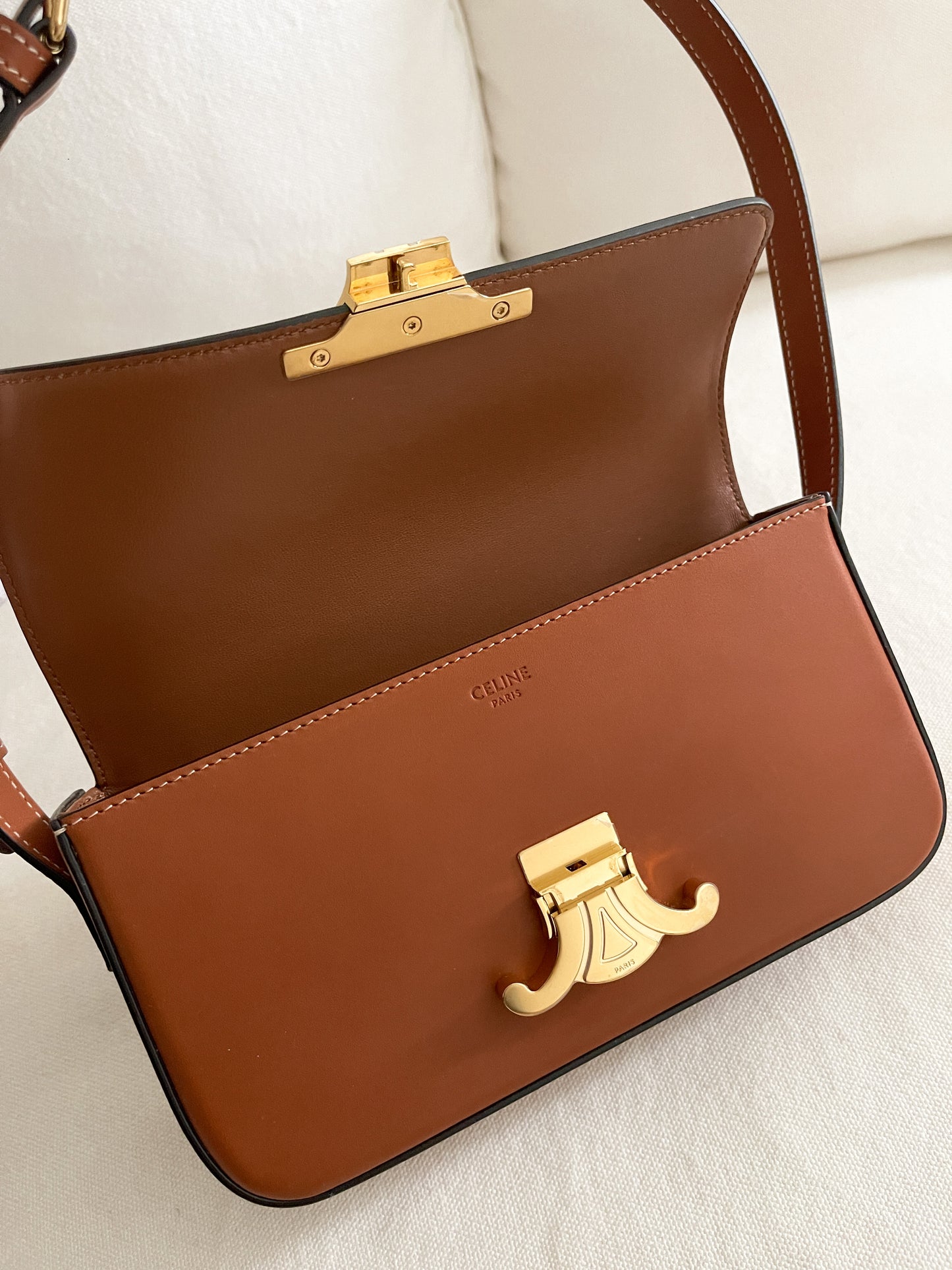 CELINE Triomphe Shoulder Bag