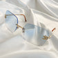 Vintage CHANEL SWAROVSKI Crystal Jumbo Diamanté Sunglasses