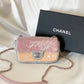 CHANEL Sequin Mini Waterfall Flap