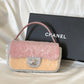 CHANEL Sequin Mini Waterfall Flap