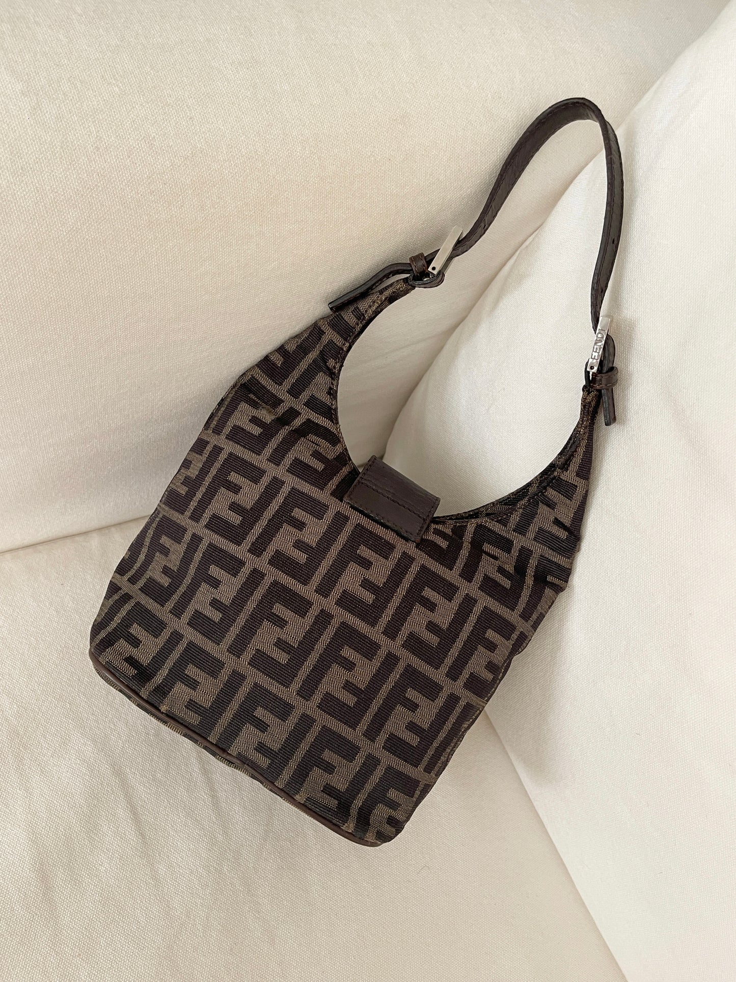 Vintage FENDI Zucca Bucket Bag