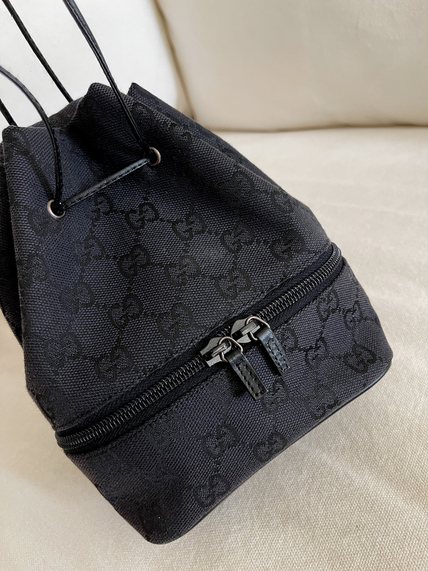 Vintage GUCCI Monogram Mini Bucket Bag