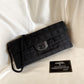 Vintage CHANEL All Black East West