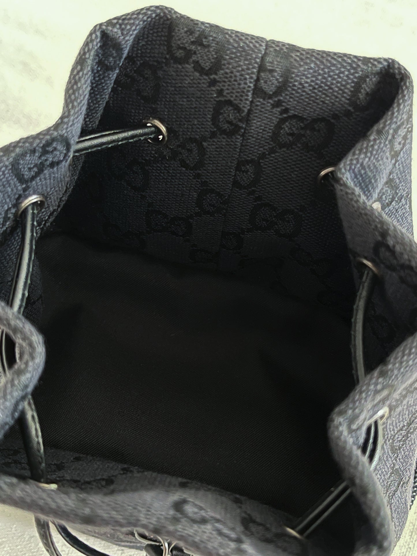 Vintage GUCCI Monogram Mini Bucket Bag