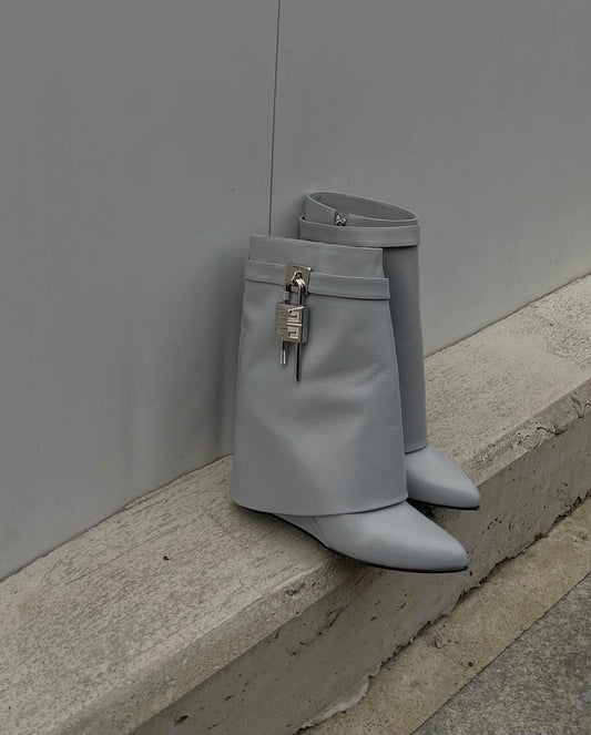 GIVENCHY Shark Lock Ankle Boots