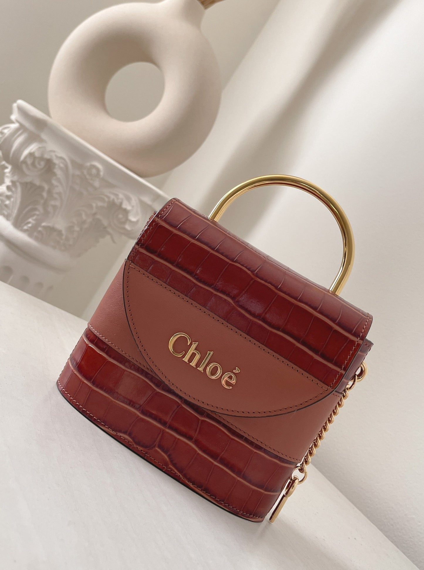 CHLOÉ Small Aby Lock Bag