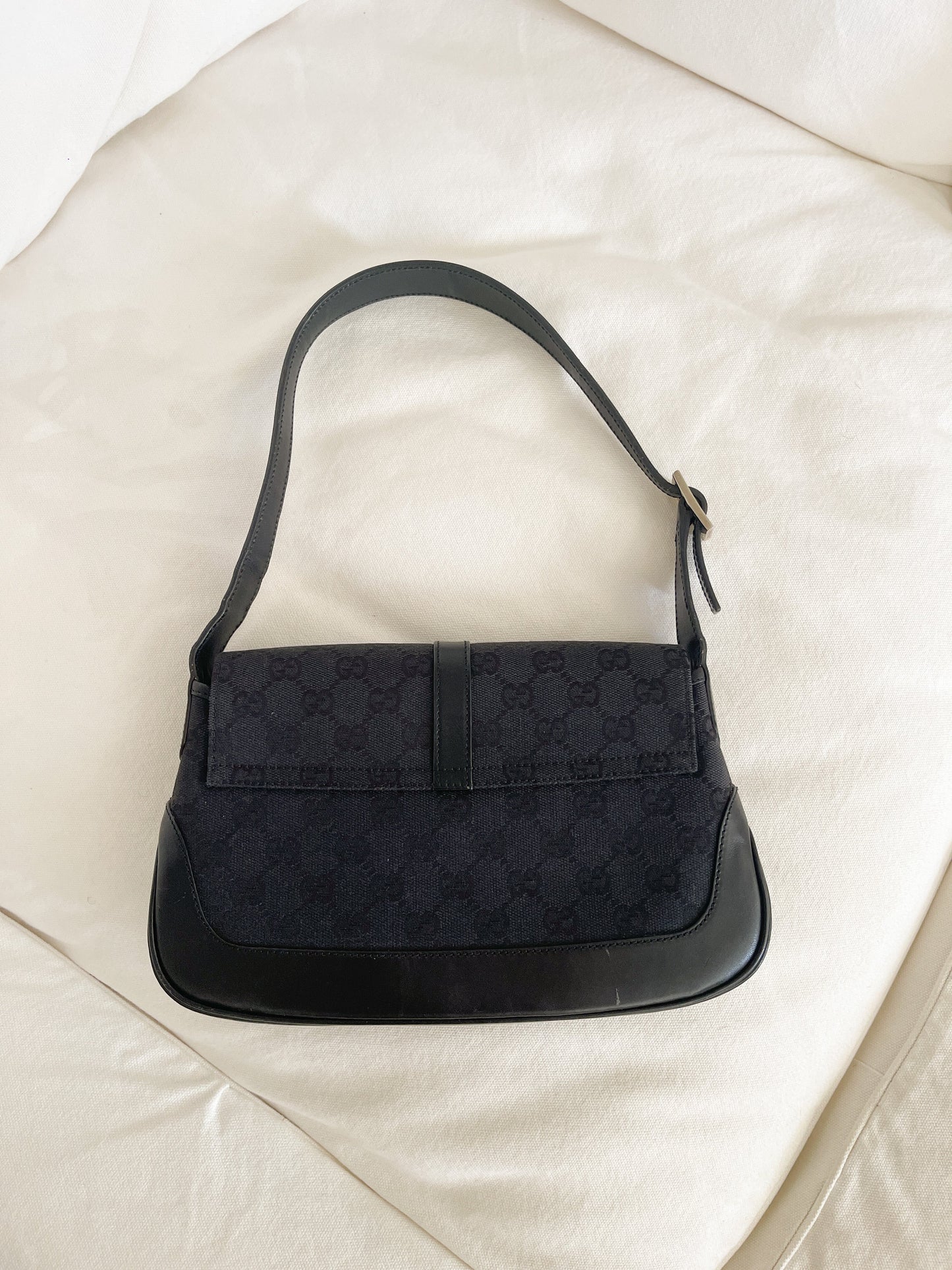 Vintage GUCCI Monogram Mini Jackie Shoulder Bag