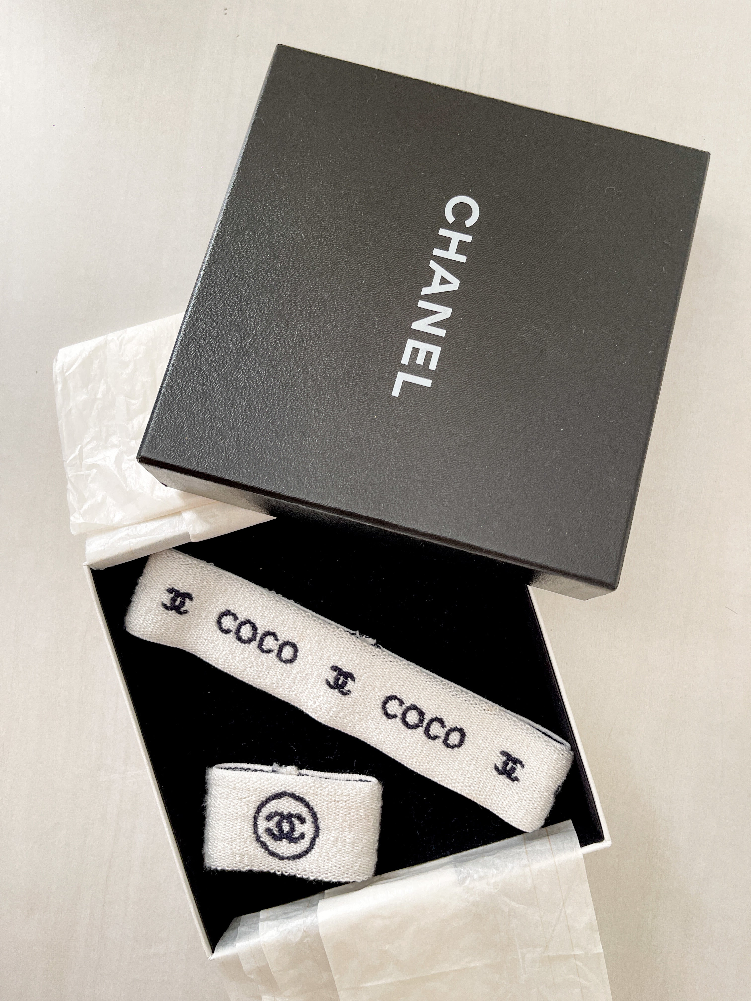 Vintage CHANEL Headband & Wristband Set