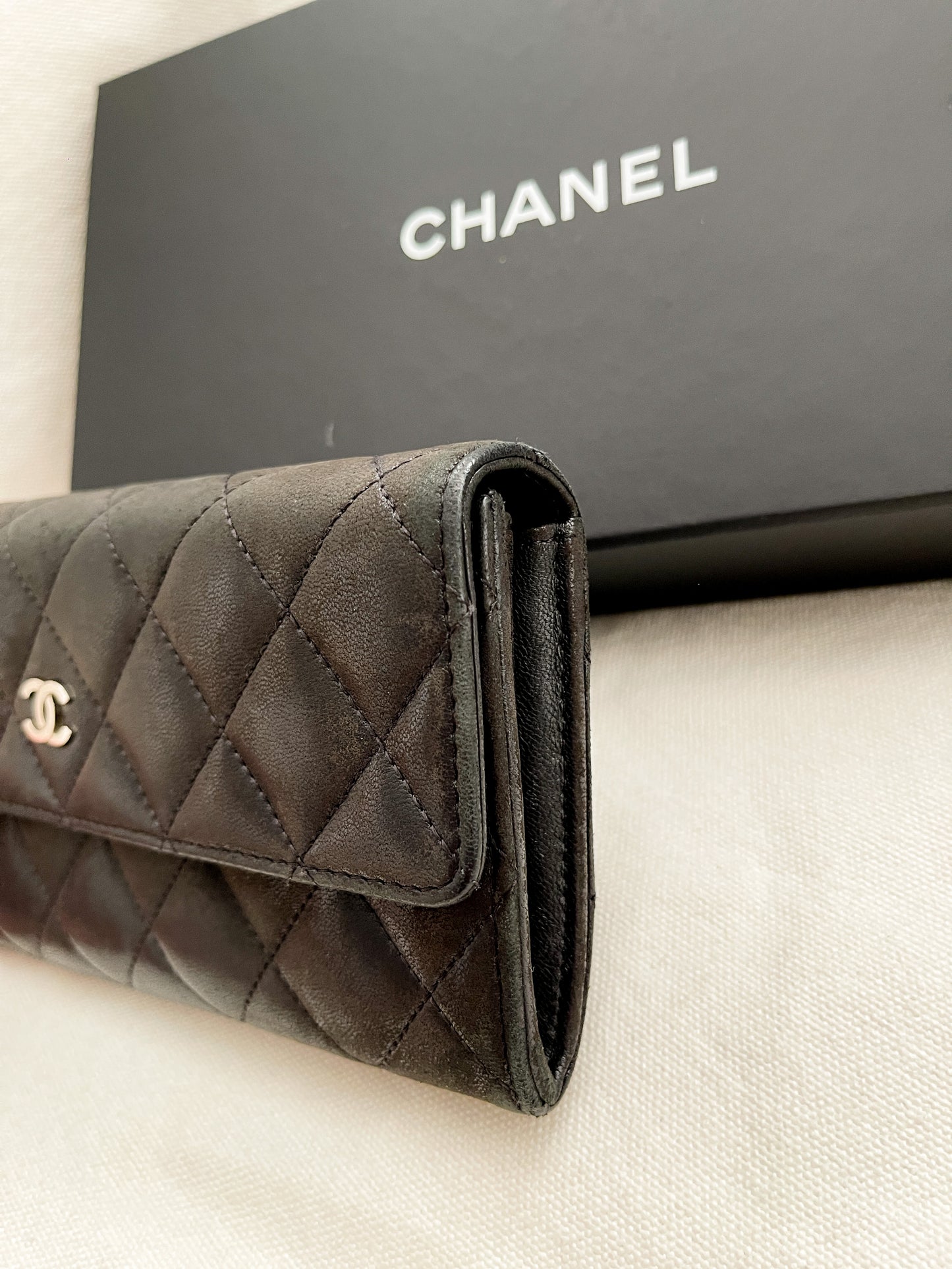 Vintage CHANEL Flap Long Wallet