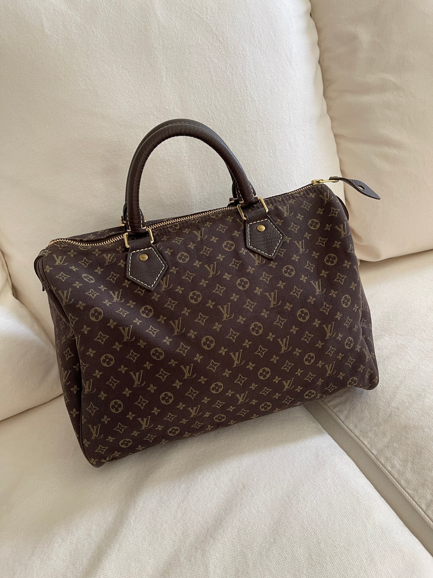 Vintage LOUIS VUITTON Denim Speedy 30