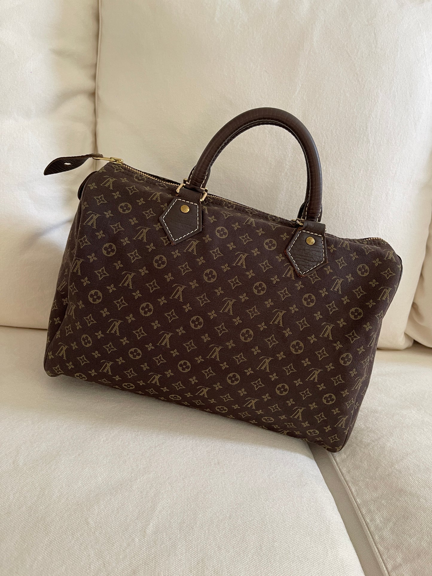 Vintage LOUIS VUITTON Denim Speedy 30