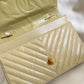 Vintage CHANEL Chevron Single Flap