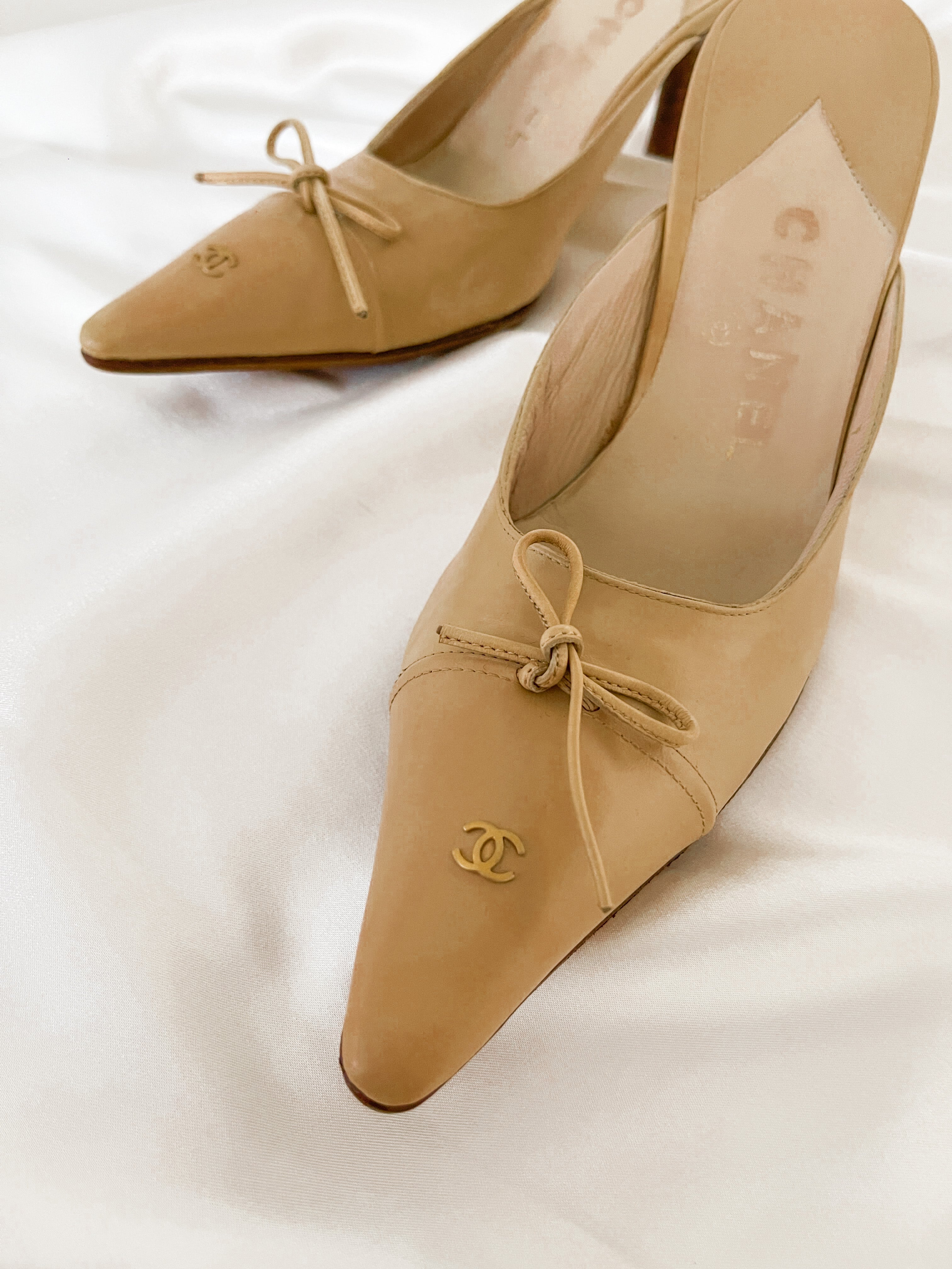 Vintage clearance chanel mules