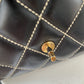 Vintage CHANEL Wild Stitch Top Handle Flap Bag