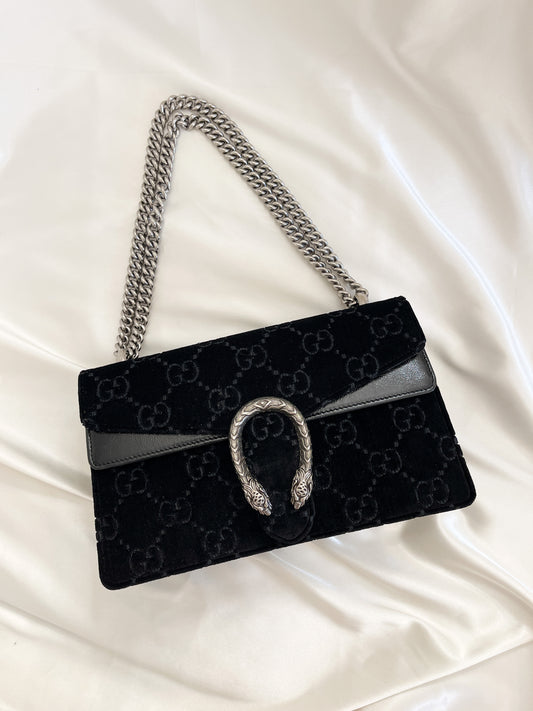 GUCCI Velvet Dionysus Shoulder Bag