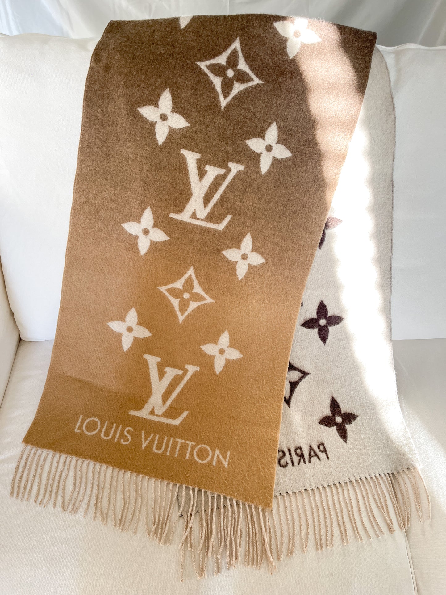 Louis Vuitton Monogram Reykjavik Gradient Scarf