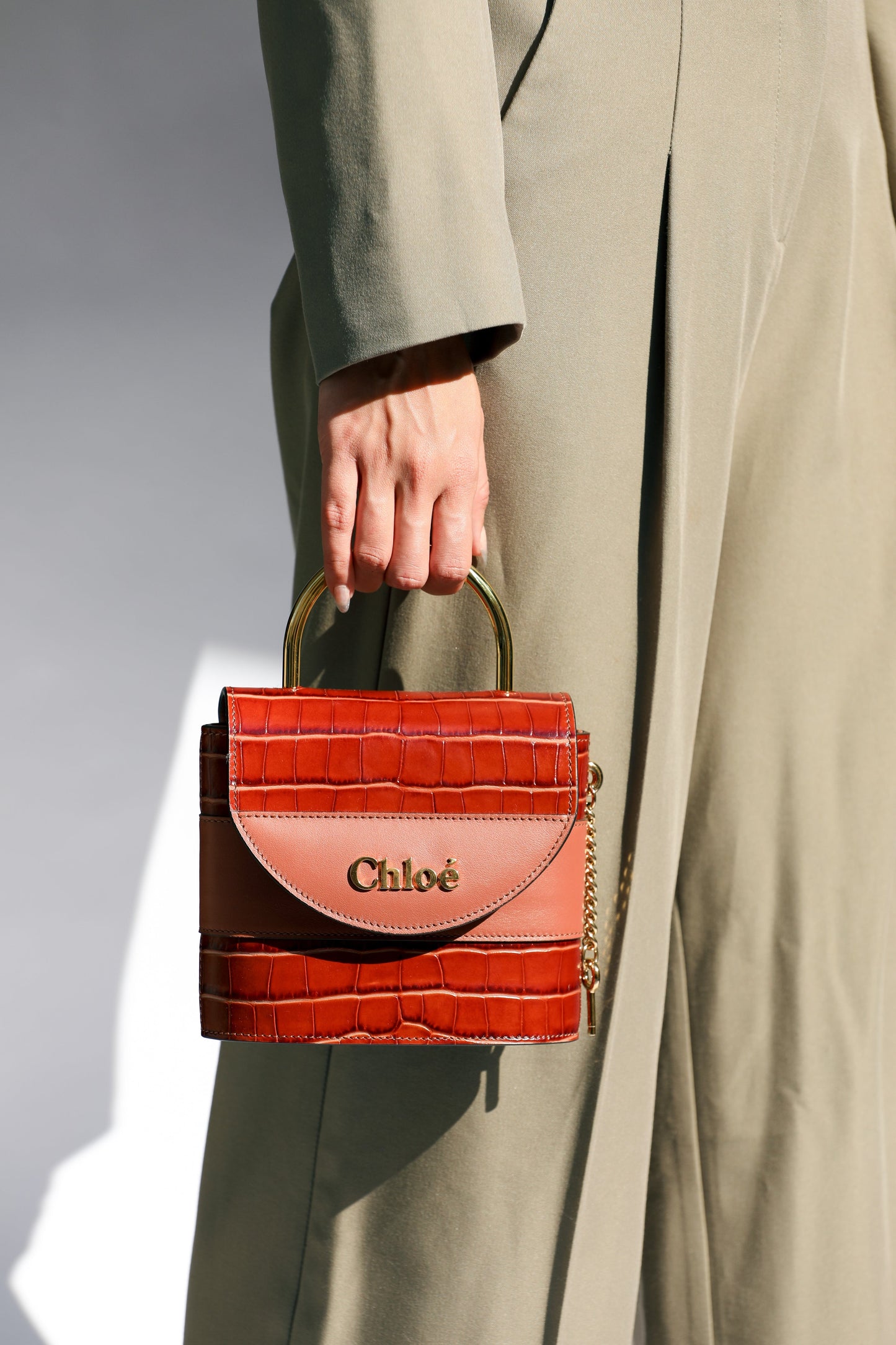 CHLOÉ Small Aby Lock Bag