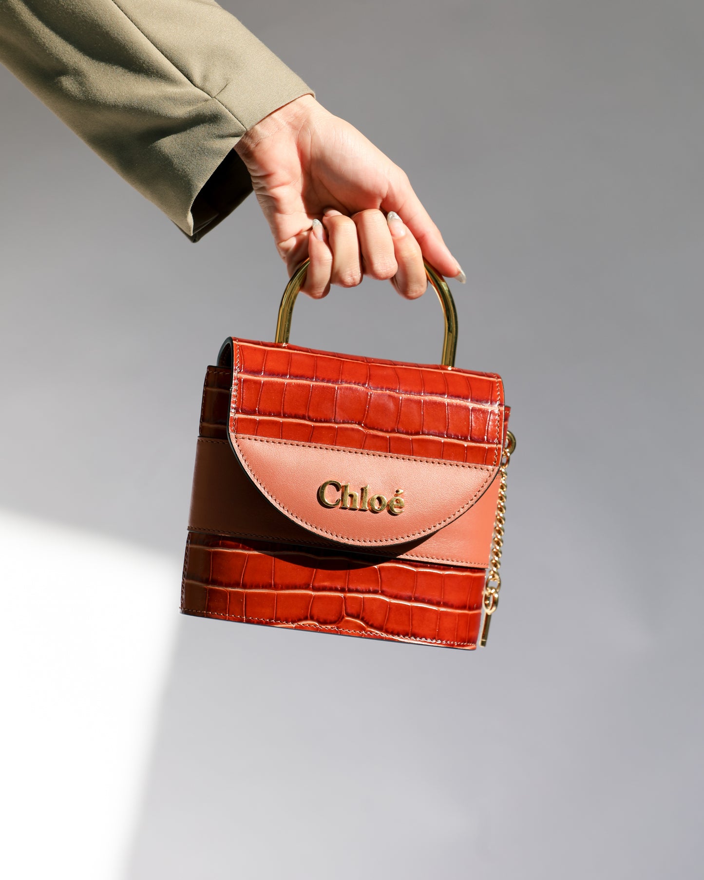 CHLOÉ Small Aby Lock Bag